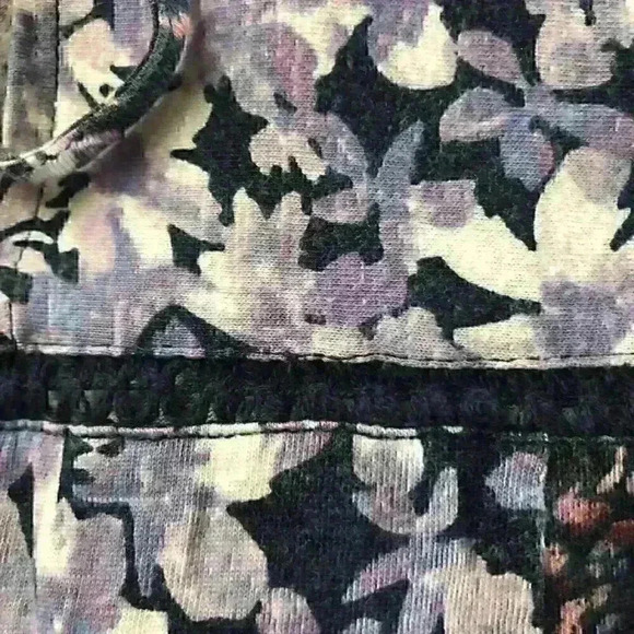 Vintage America Emerson Boho Floral  Flowy Cottagecore Hippie Purple - Picture 5 of 11